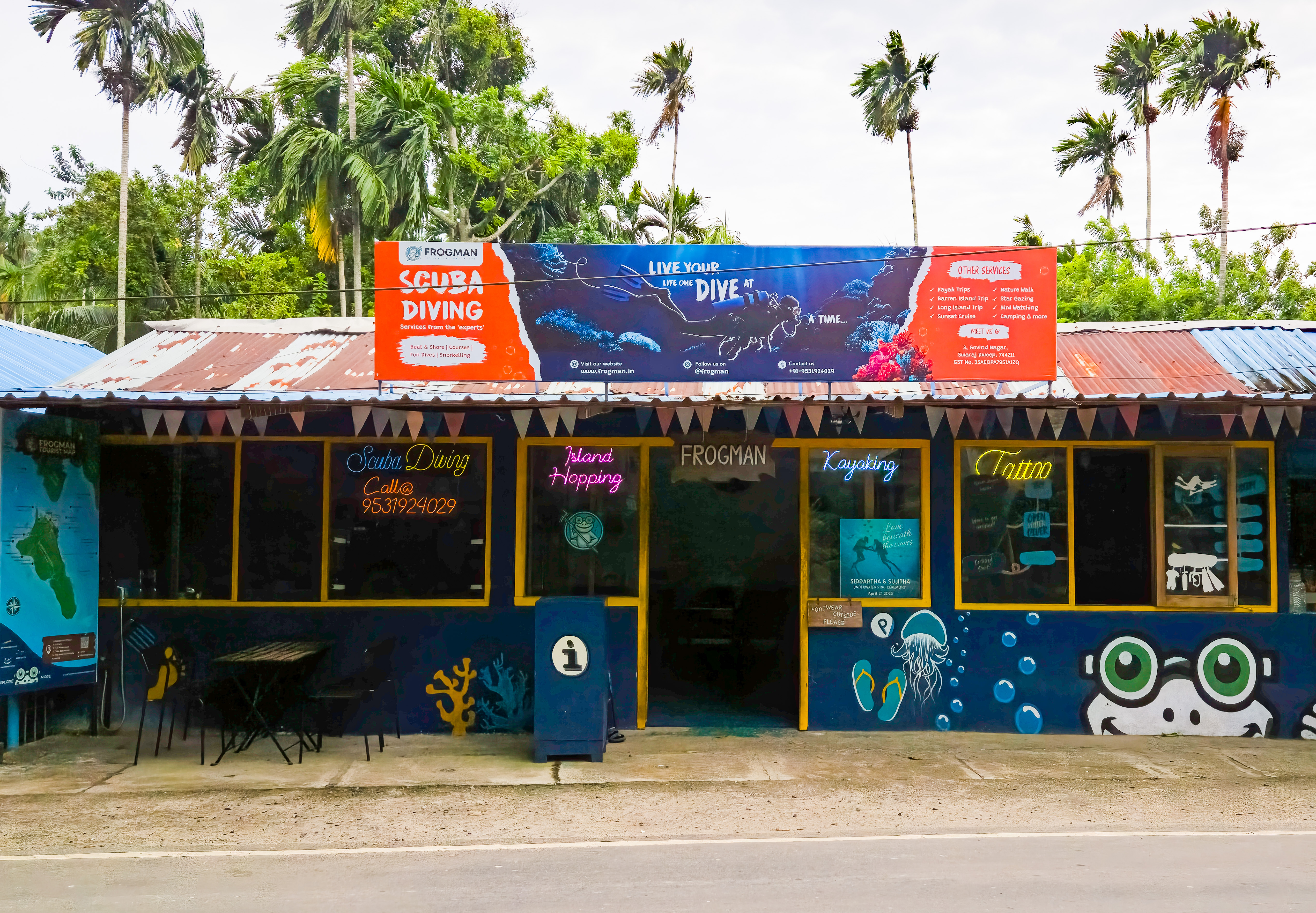 Frogman Scuba Diving Havelock Island, India