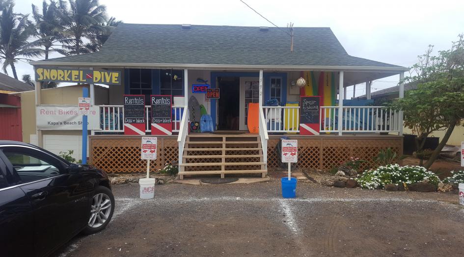 Kapaa Beach Shop Scuba Diving Kauai, United States