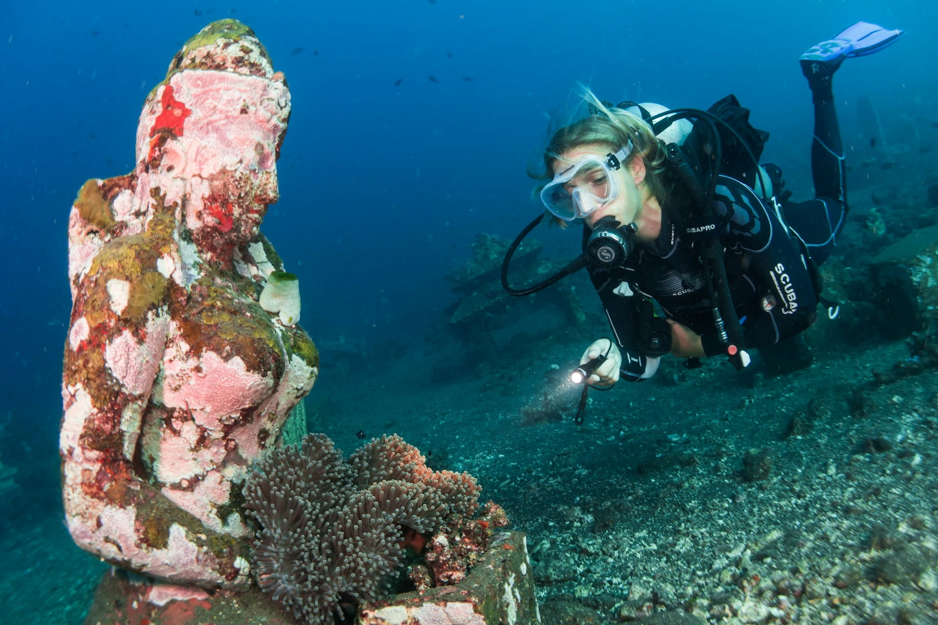 Scuba diving in Bali